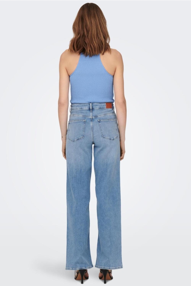 ONLMADISON BLUSH HW WIDE DNM CRO371 15282975 LIGHT BLUE DENIM